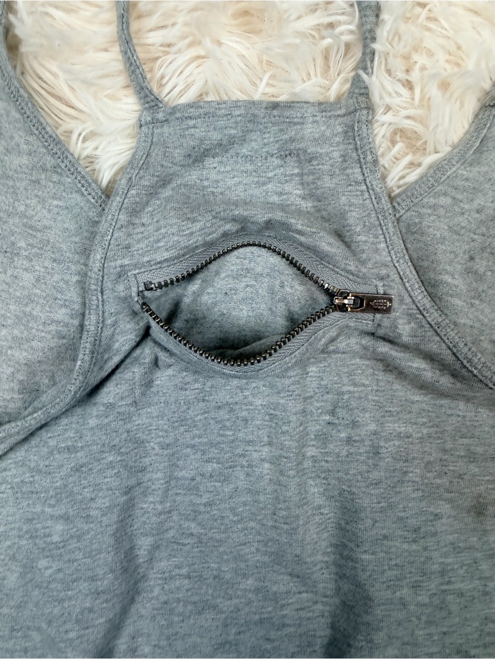 Free People Movement Hot Shot Romper Heather Gray Boho Lounge Overall Small - Picture 8 of 13